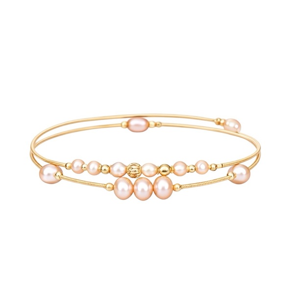 Natural Pearl Adjustable Romantic Bracelet The Esthelle